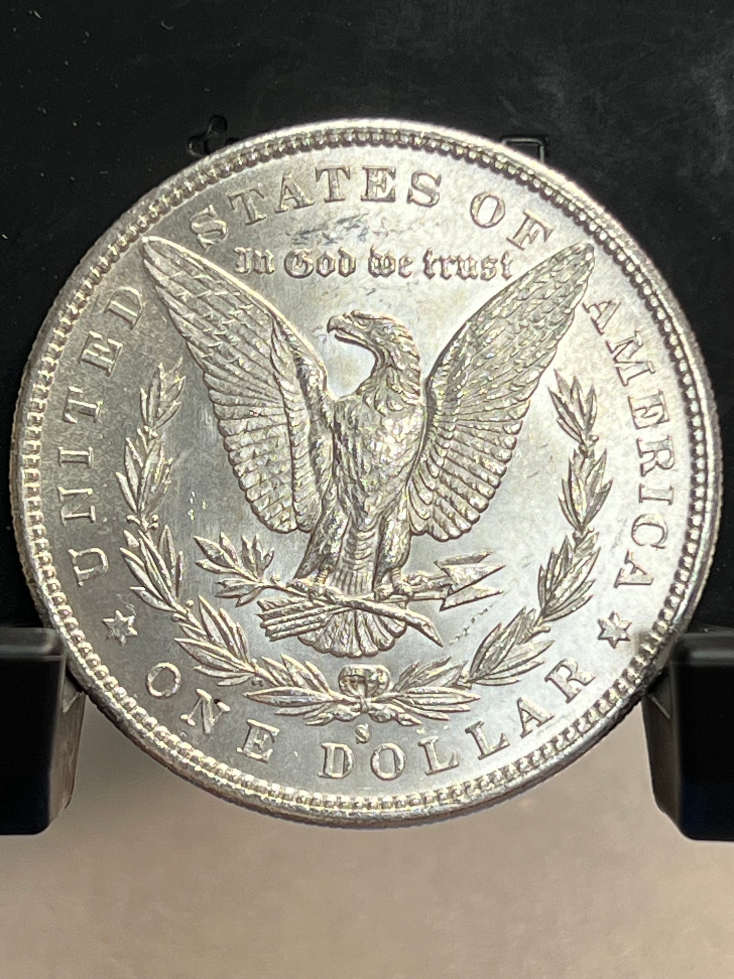 1879-S Morgan Silver Dollar Gem Brilliant Uncirculated Mirror Proof-Like Mint State Cartwheel Luster