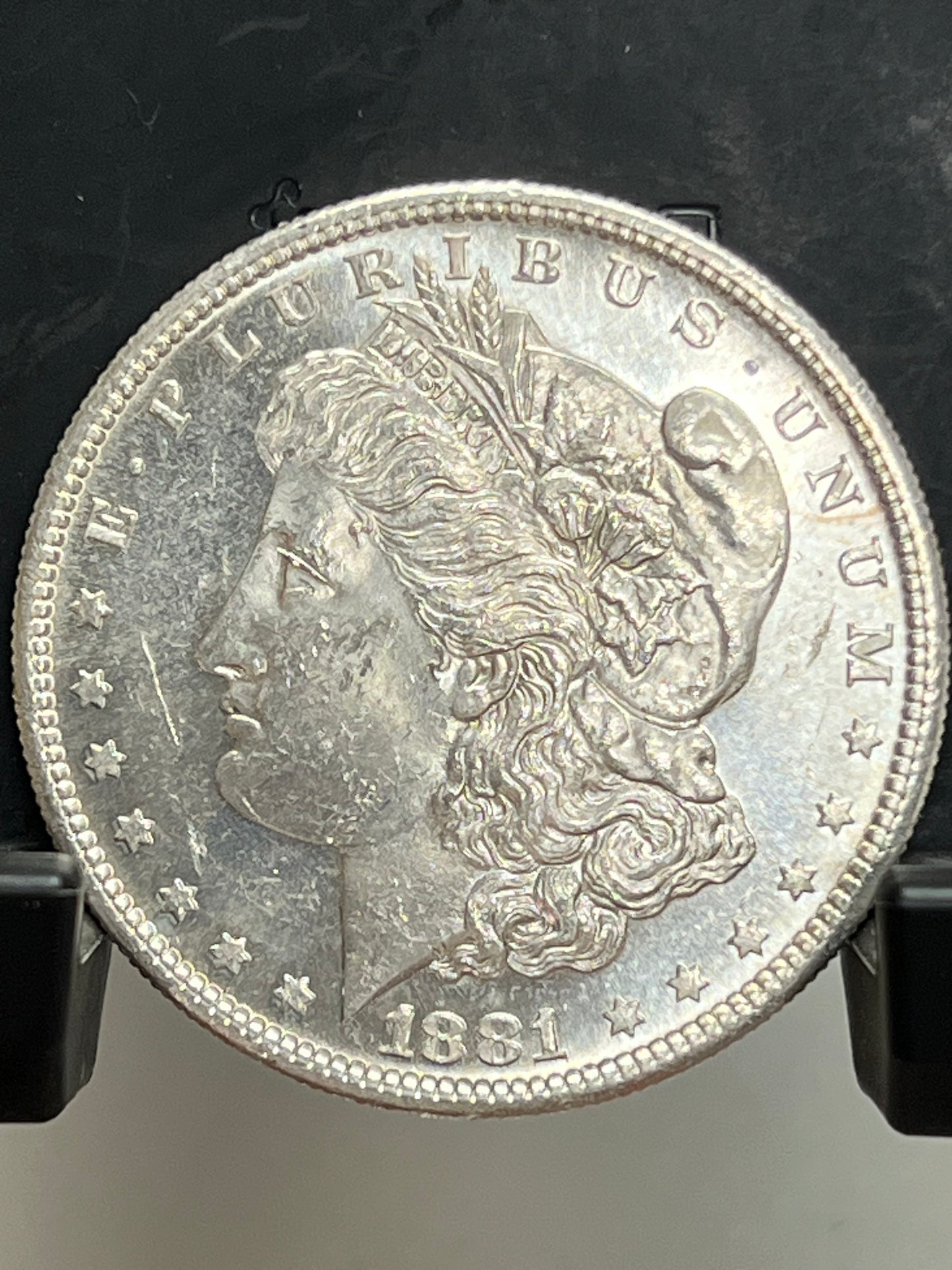 1881-S Morgan Silver Dollar Gem Brilliant Uncirculated Deep Mirror Proof-Like Mint State Cartwheel Luster