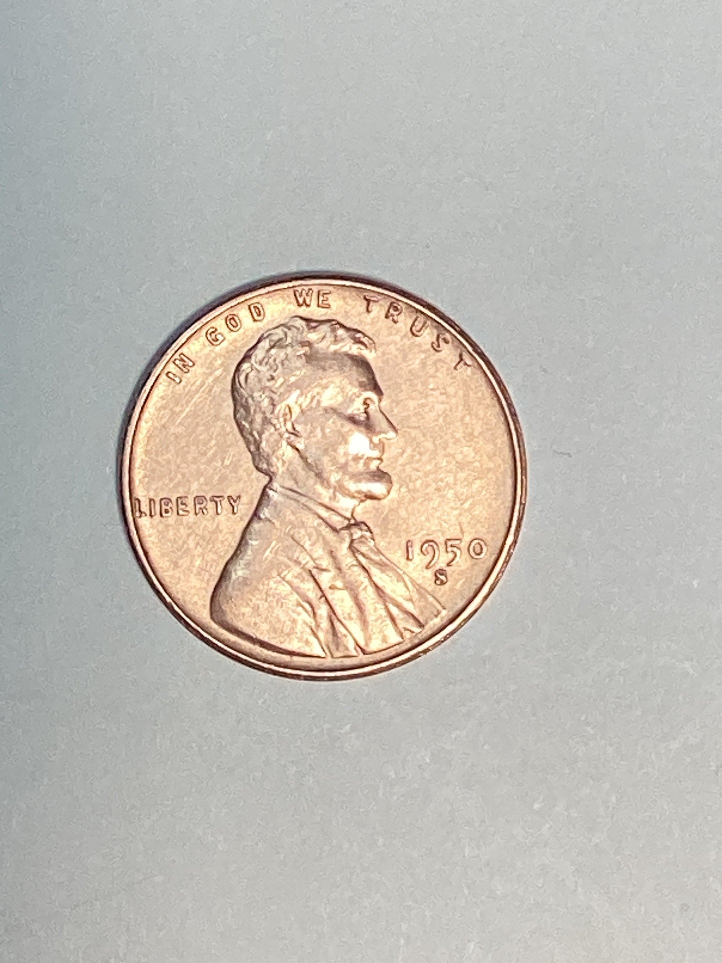 1950-S Lincoln Wheat Cent Circulated Extremely Fine