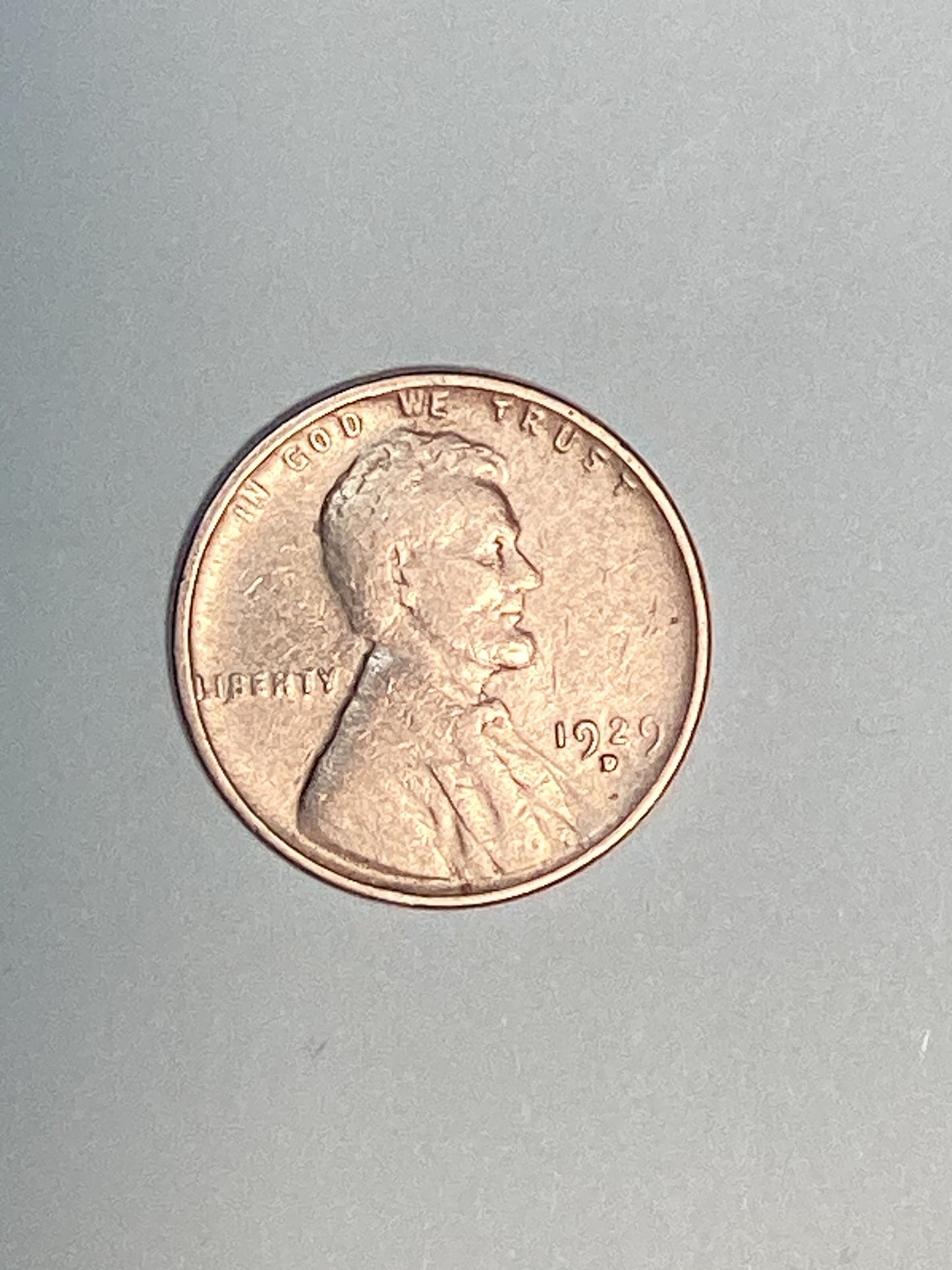 1929-D Lincoln Wheat Cent Circulated Very Fine