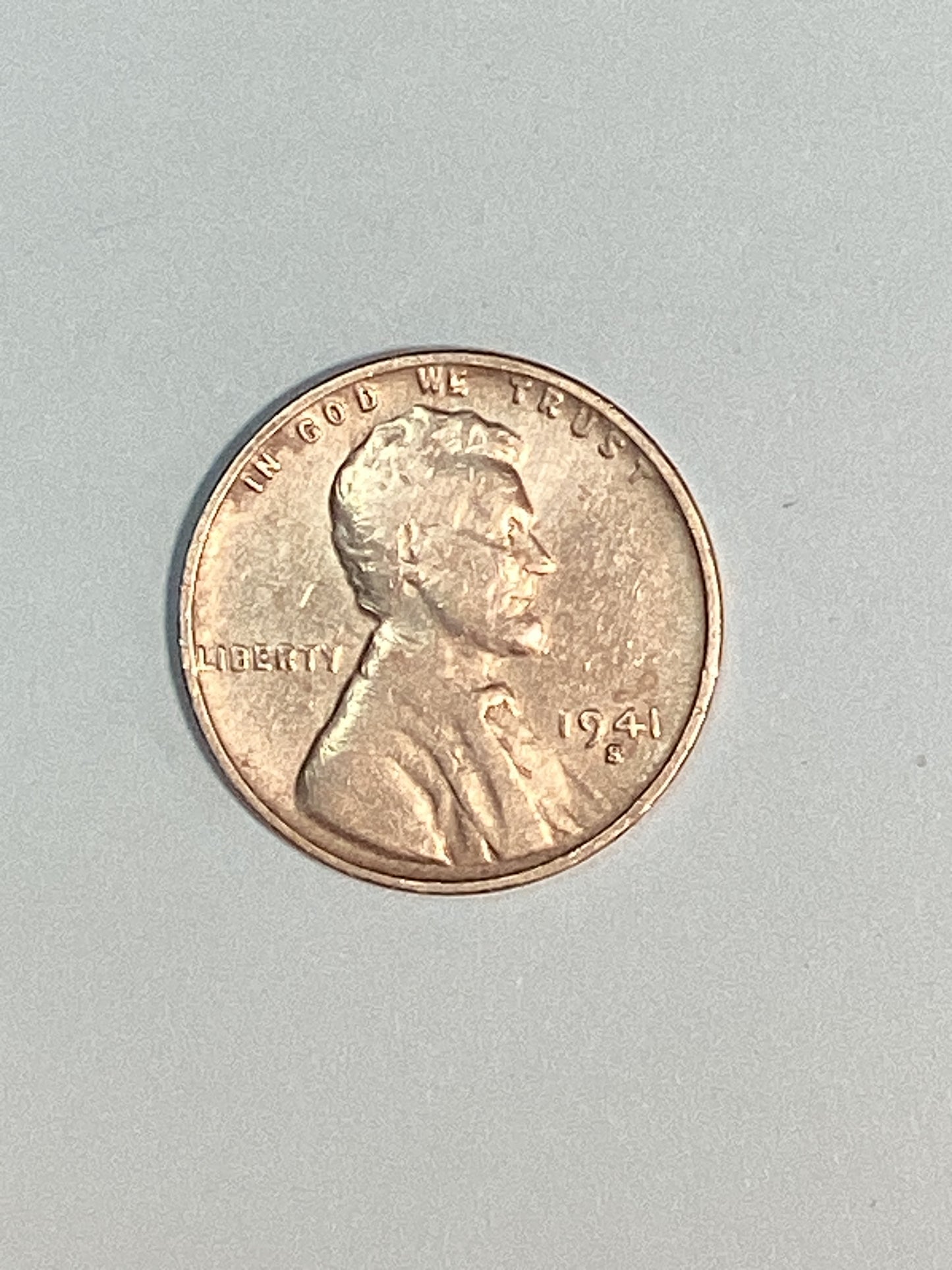 1941-S Lincoln Wheat Cent Circulated Very Fine