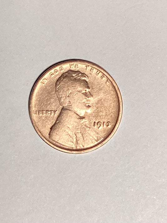 1913 Lincoln Wheat Cent Circulated Fine