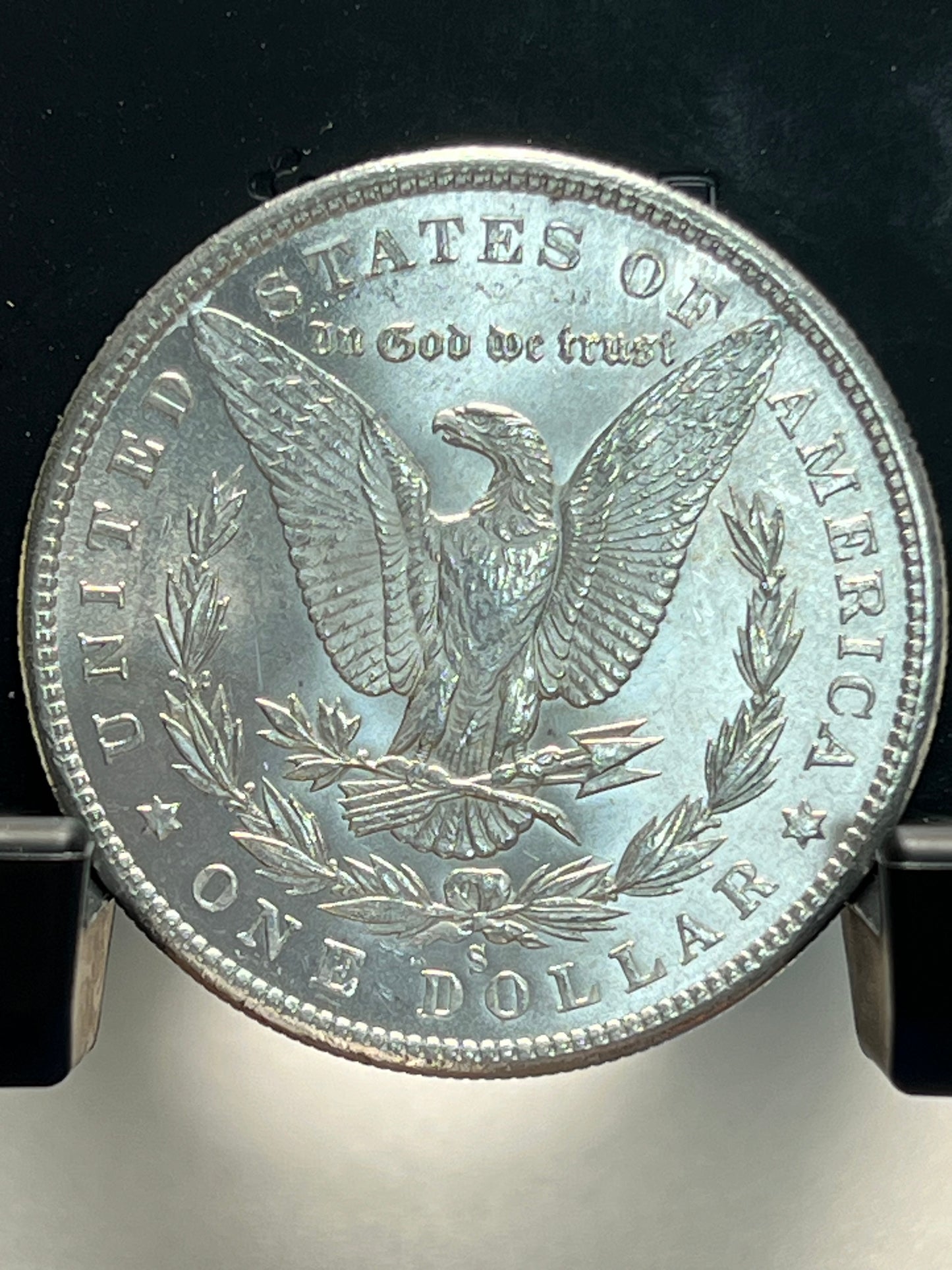 1880-S Morgan Silver Dollar Gem Brilliant Uncirculated Deep Mirror Proof-Like Mint State Cartwheel Luster