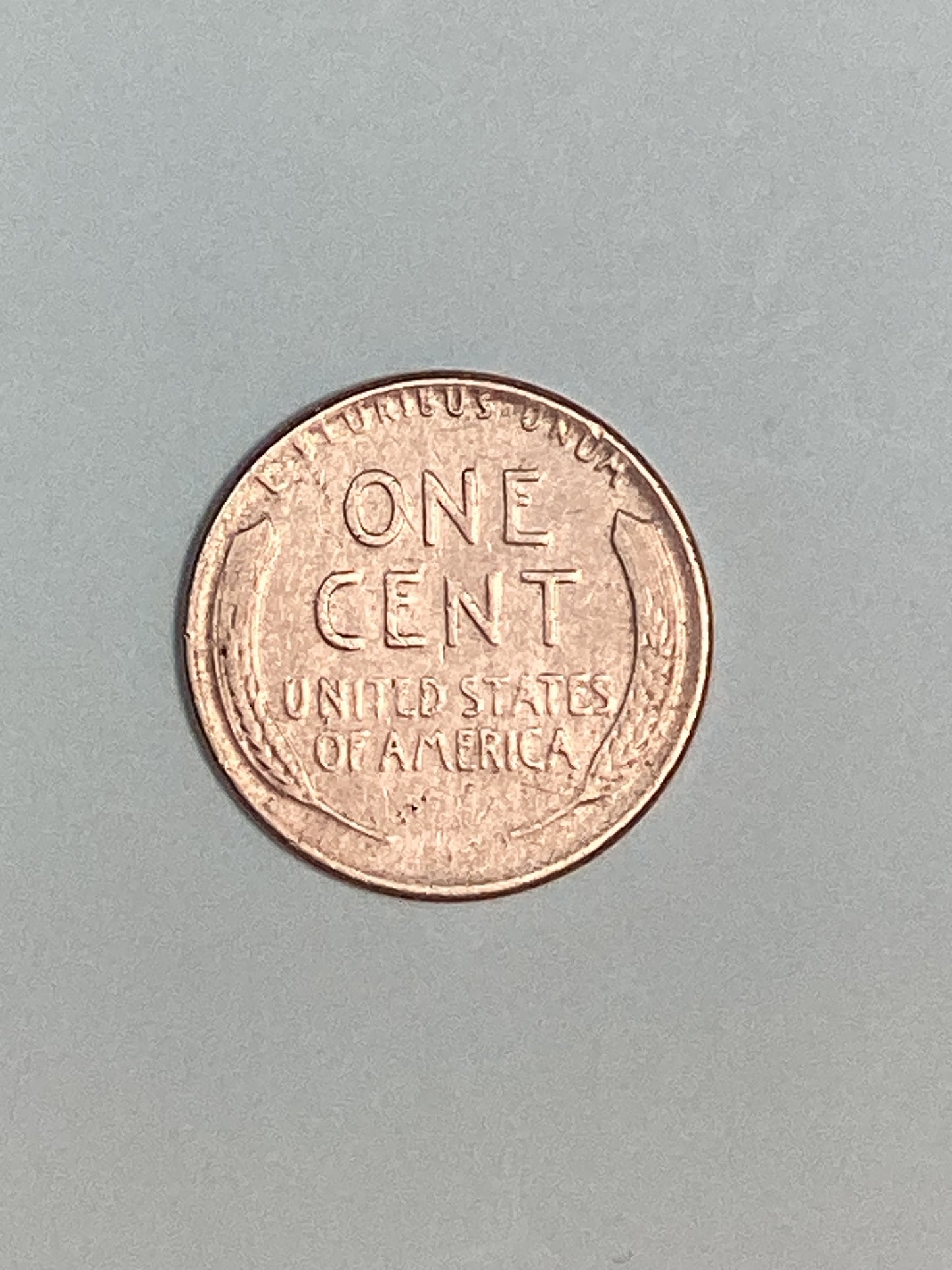 1955 Lincoln Wheat Penny Circulated Extremely Fine Coin Rim Error "L" (Liberty)