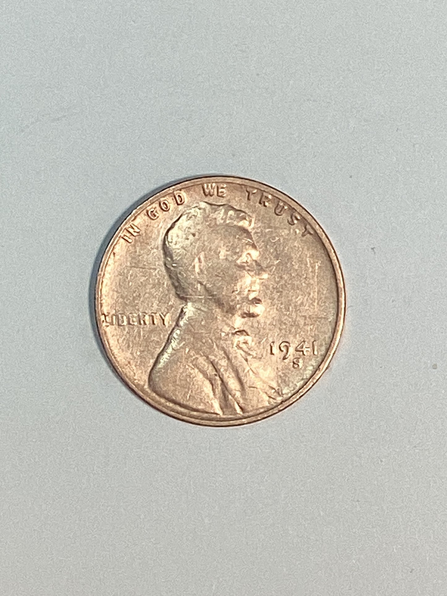 1941-S Lincoln Wheat Cent Circulated Fine