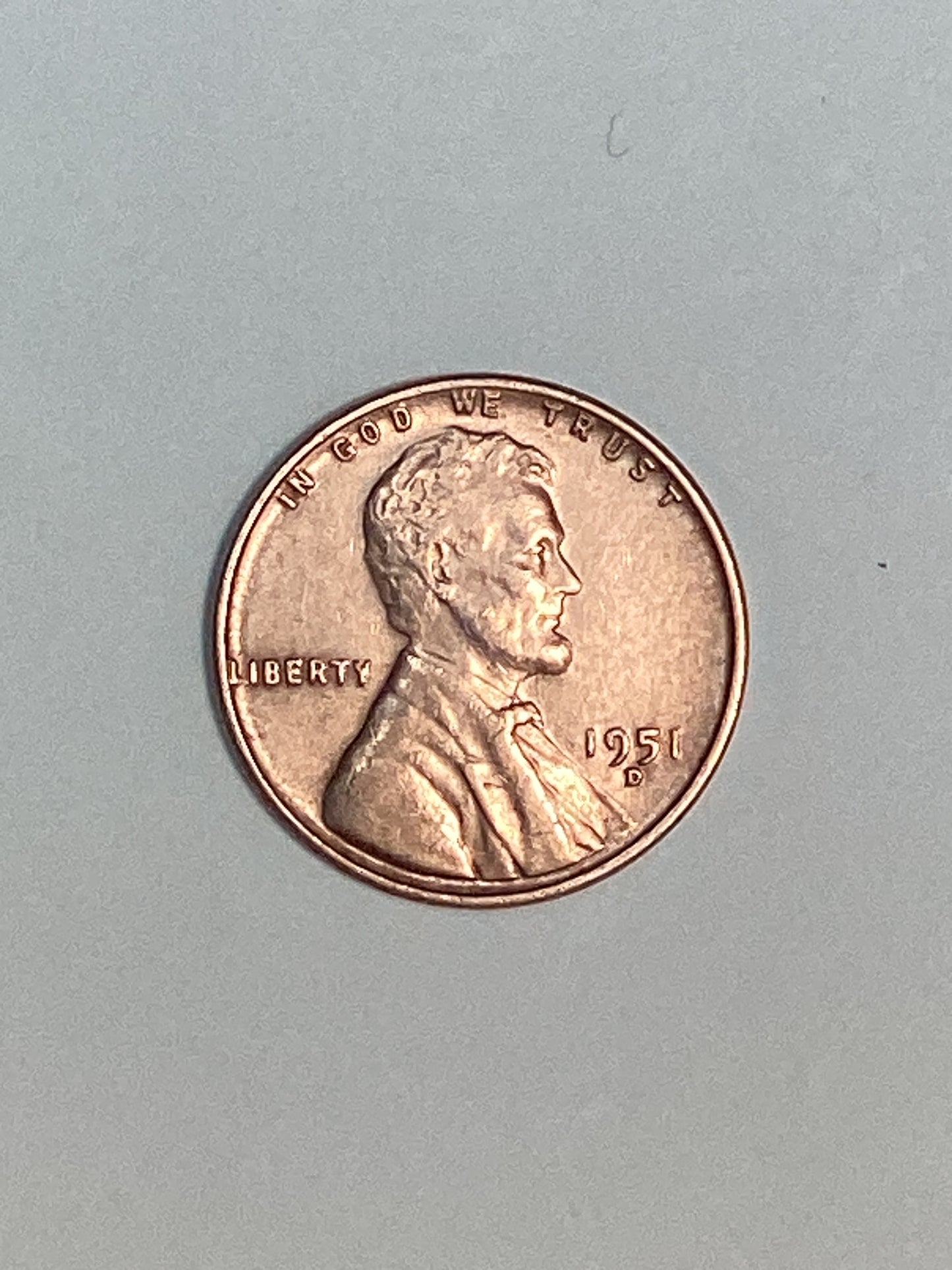 1951-D Lincoln Wheat Cent Circulated Extremely Fine