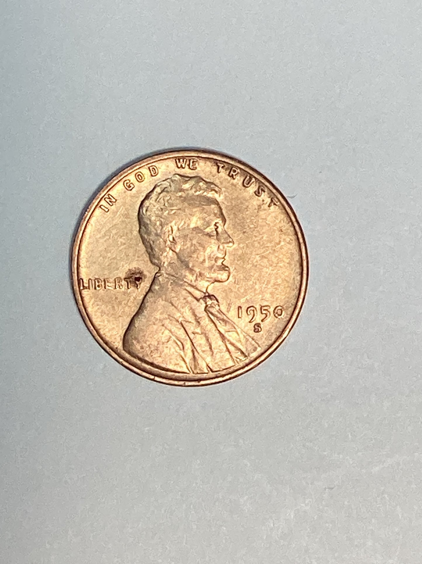 1950-S Lincoln Wheat Cent Circulated Extremely Fine