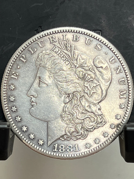 1881-S Morgan Silver Dollar Gem Brilliant Uncirculated Deep Mirror Proof-Like Mint State Cartwheel Luster