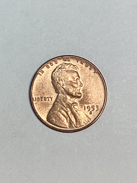 1953-S Lincoln Wheat Cent Circulated Extremely Fine