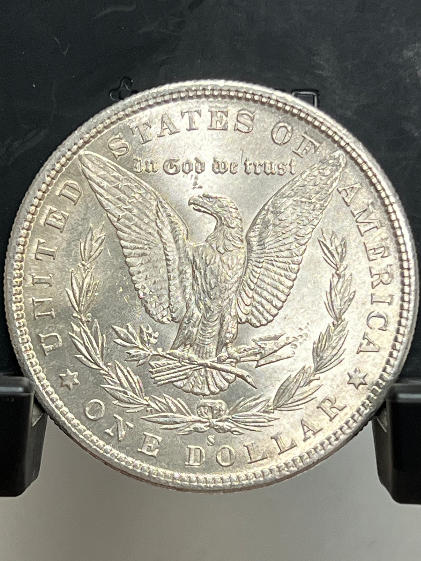 1880-S Morgan Silver Dollar Gem Brilliant Uncirculated Deep Mirror Proof-Like Mint State Cartwheel Luster