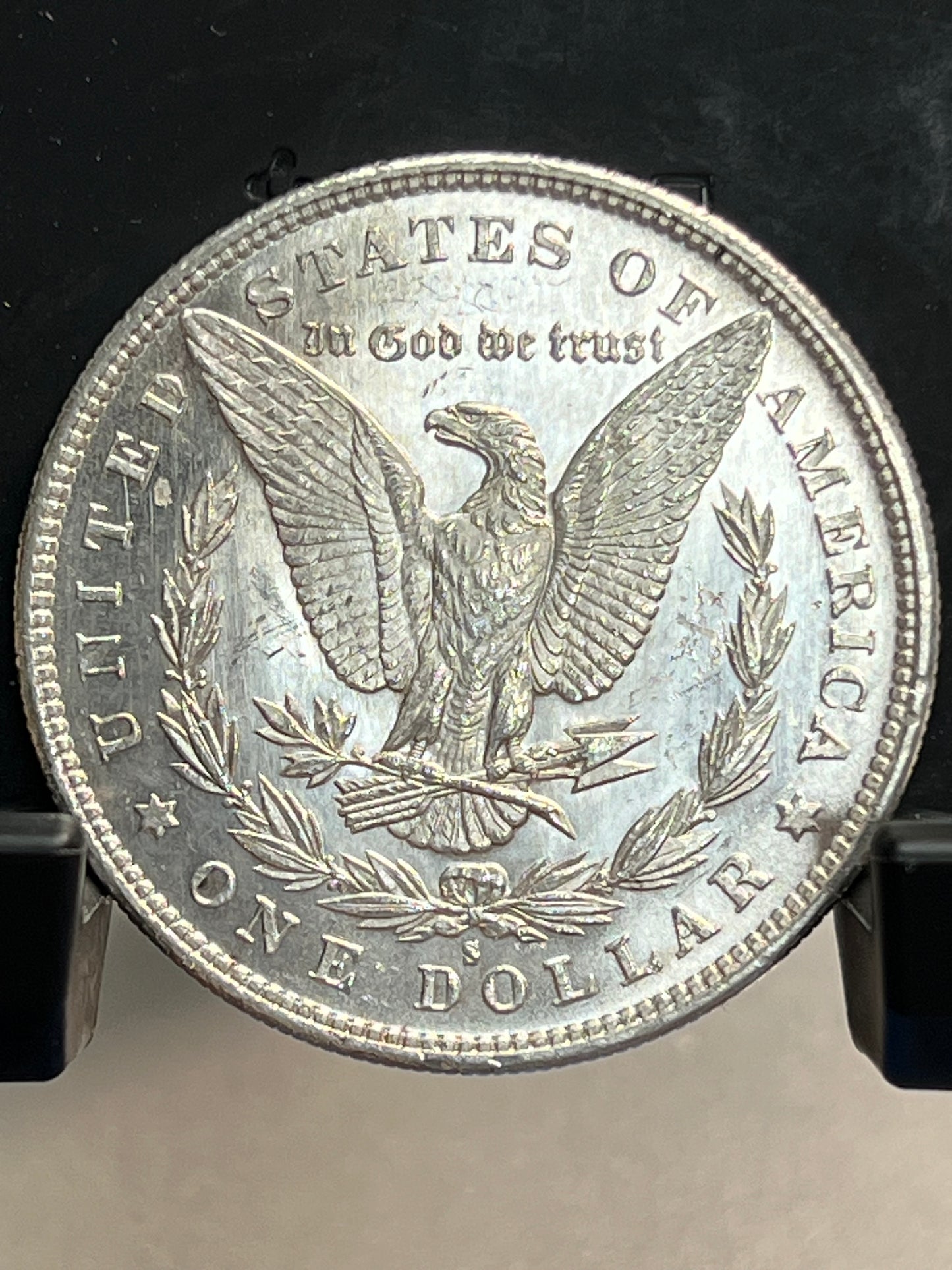 1879-S Morgan Silver Dollar Gem Brilliant Uncirculated Mirror Proof-Like Mint State Cartwheel Luster