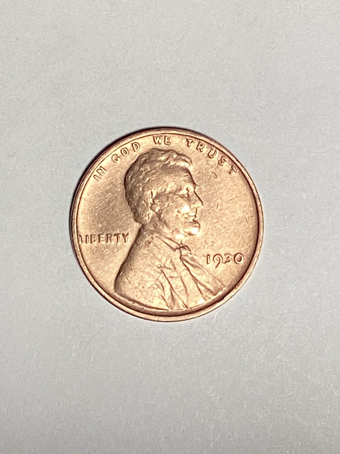 1930-P Lincoln Wheat Cent Circulated Very Fine