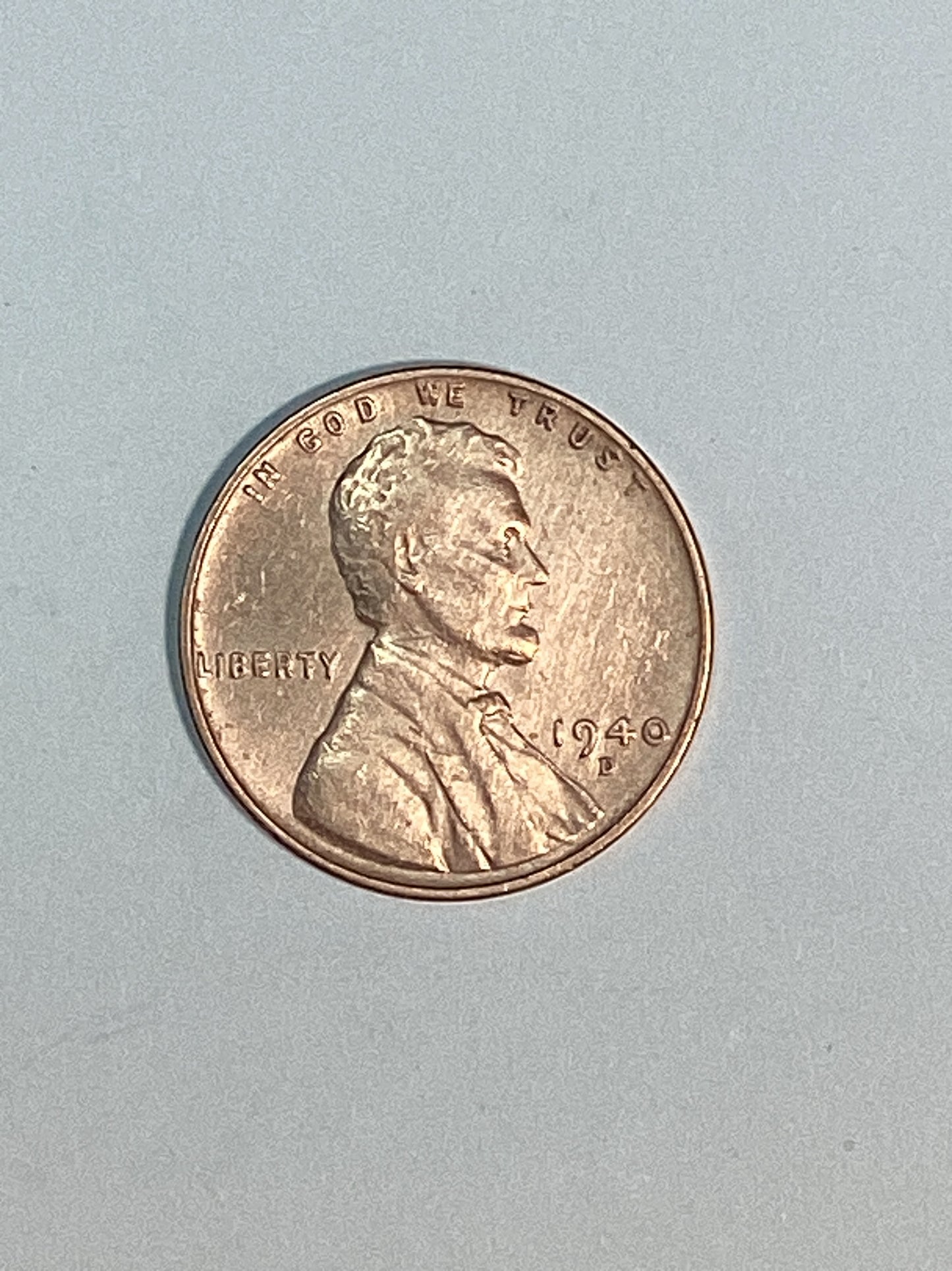 1940-D Lincoln Wheat Cent Circulated Extremely Fine