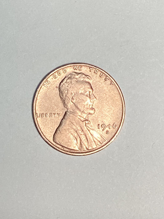 1946-S Lincoln Wheat Cent Circulated Extremely Fine