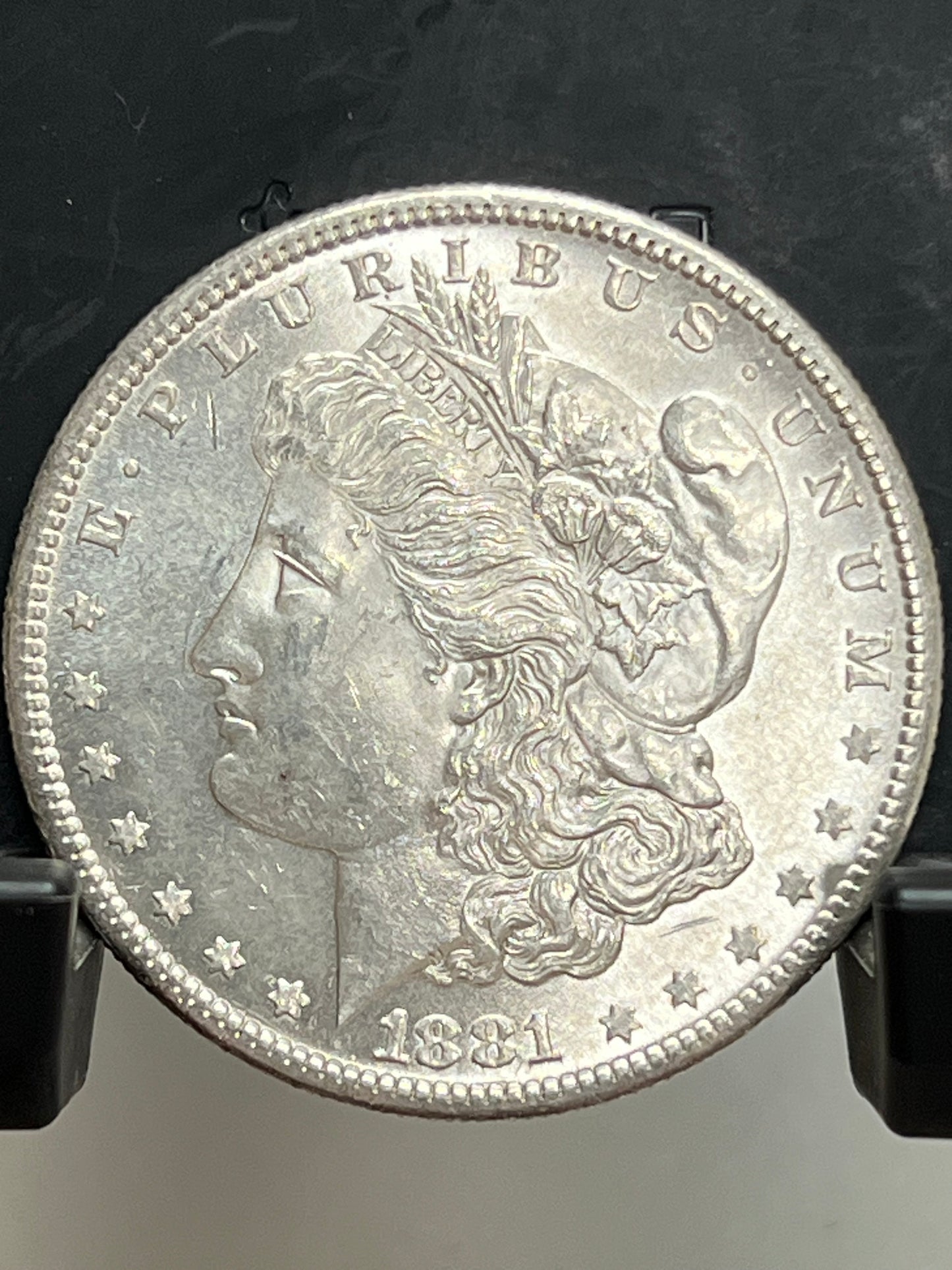 1881-S Morgan Silver Dollar Gem Brilliant Uncirculated Deep Mirror Proof-Like Mint State Cartwheel Luster