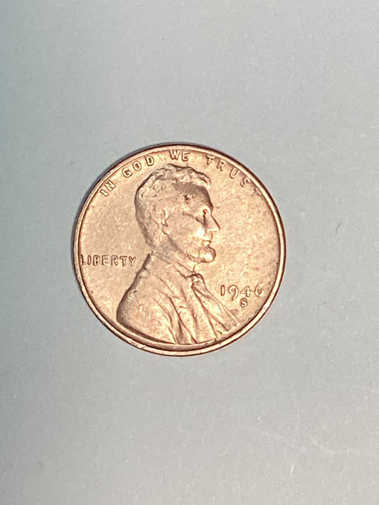 1946-S Lincoln Wheat Cent Circulated Extremely Fine