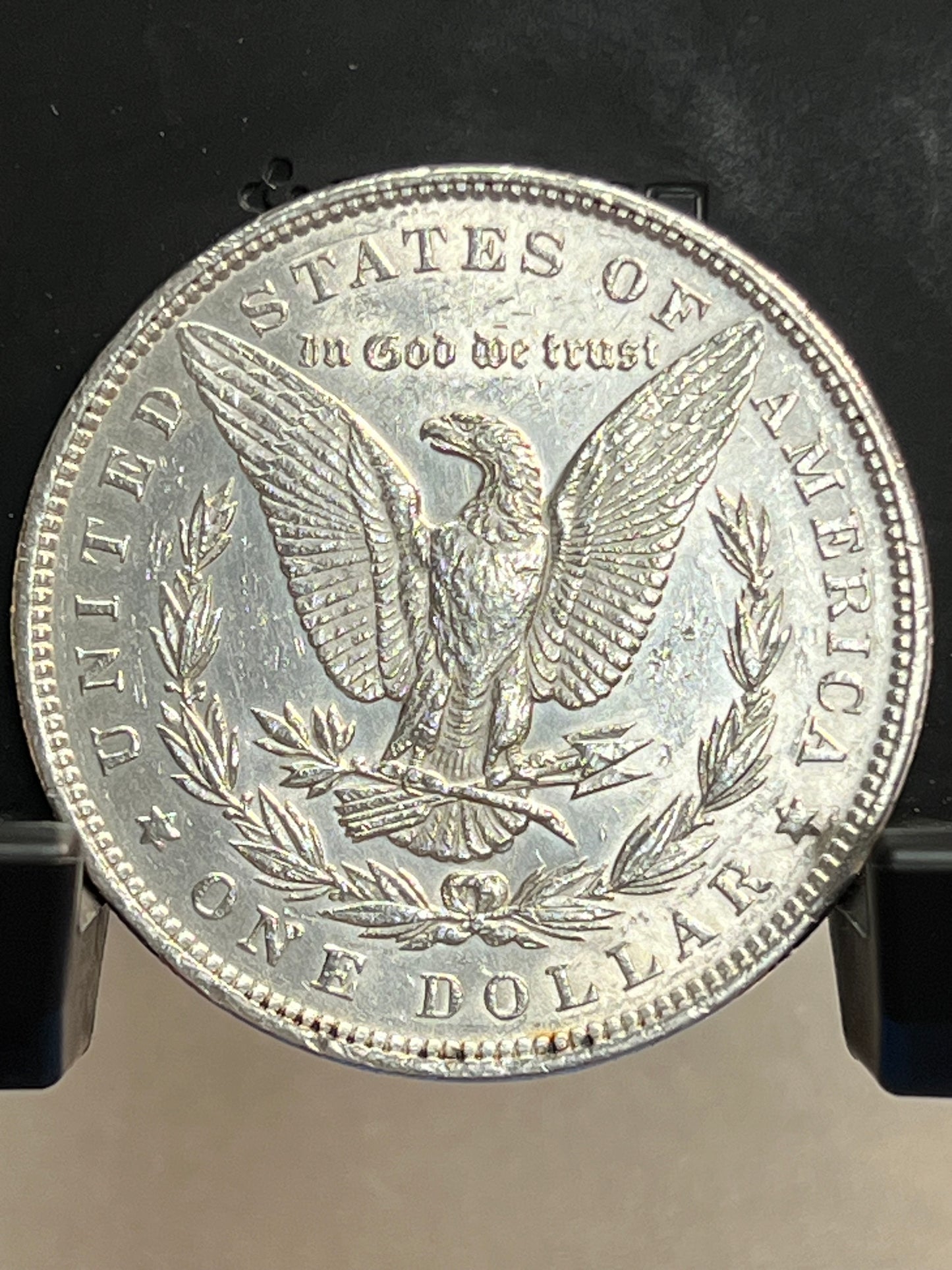 1891-P Morgan Silver Dollar About Uncirculated Mirror Proof-Like Cartwheel Luster