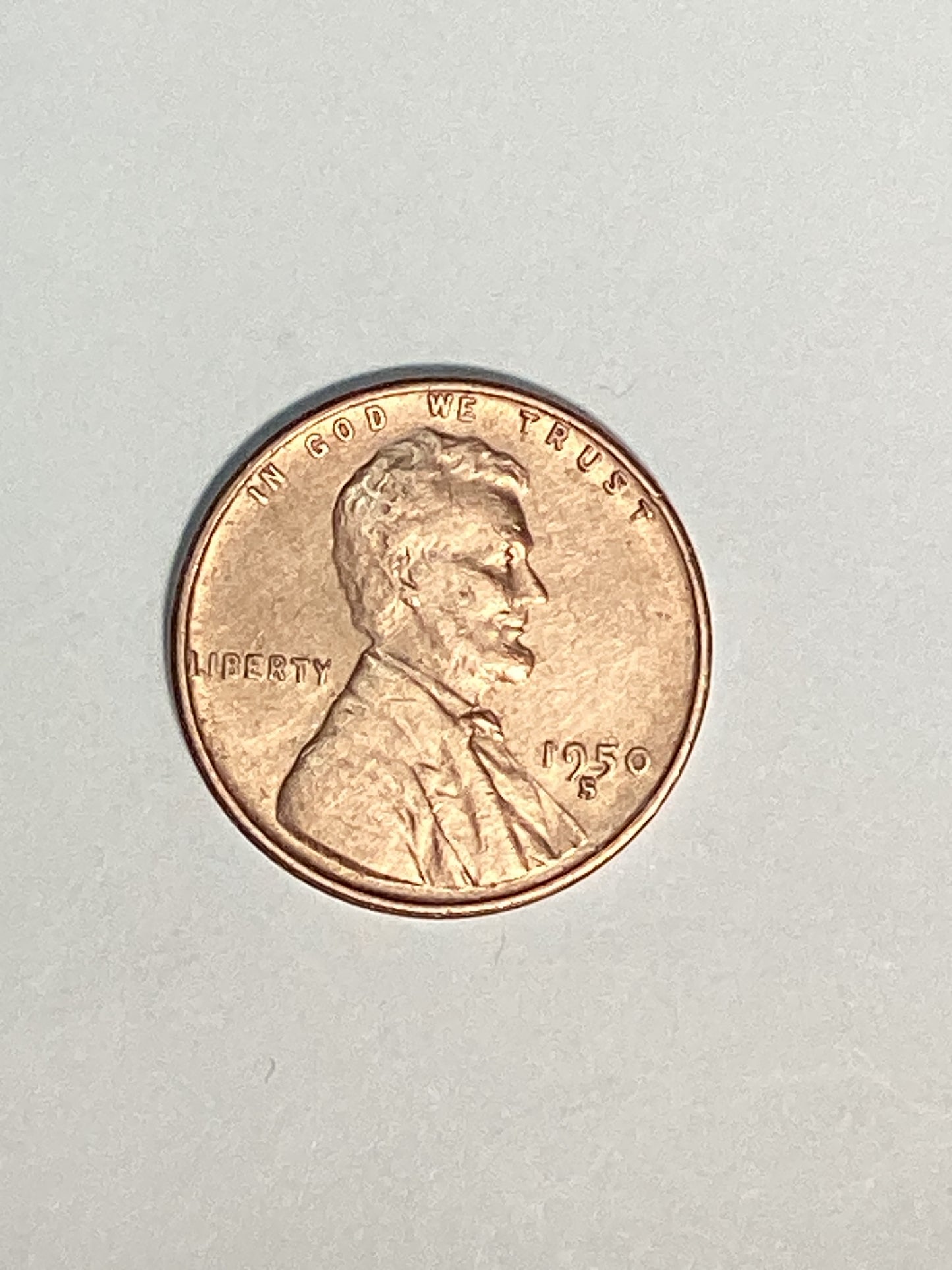 1950-S Lincoln Wheat Cent Circulated Extremely Fine