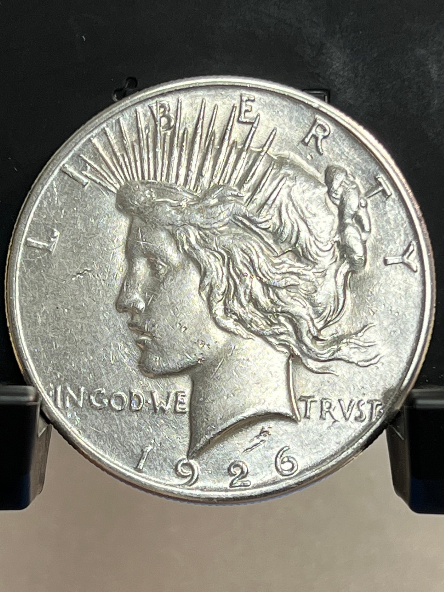 1926-S Peace Silver Dollar Circulated Extremely Fine Mirror Proof-Like Cartwheel Luster