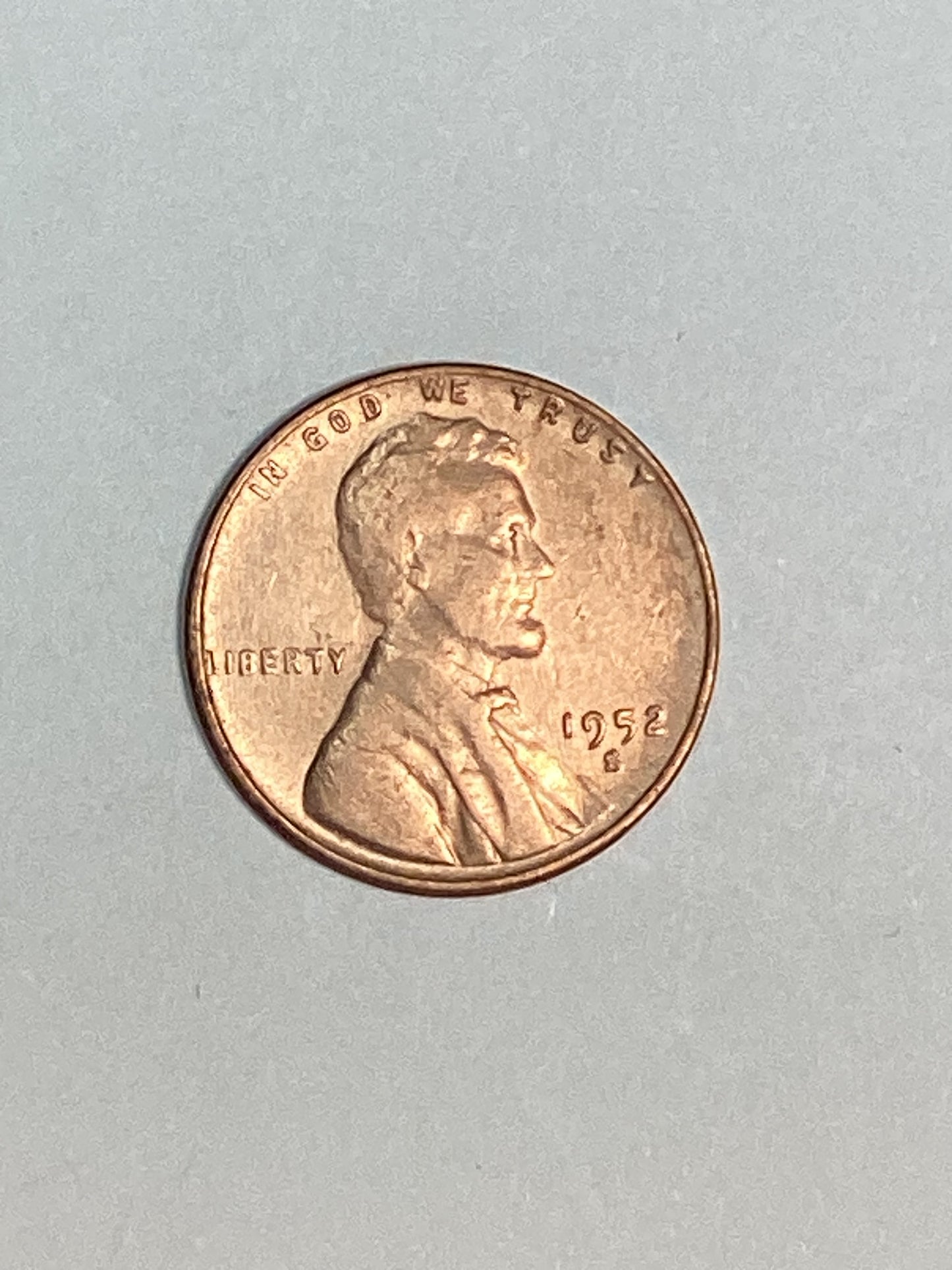 1952-S Lincoln Wheat Cent Circulated Very Fine