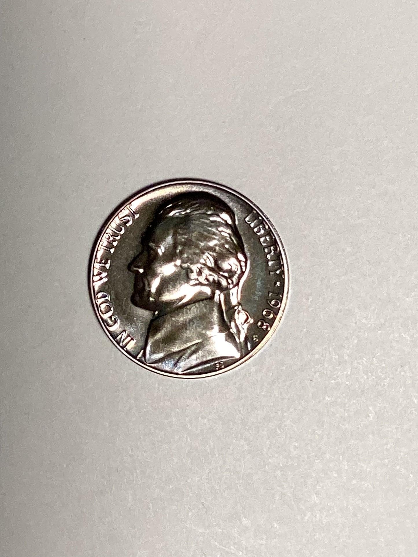 1968-S Jefferson Nickel Gem Brilliant Deep Cameo Proof