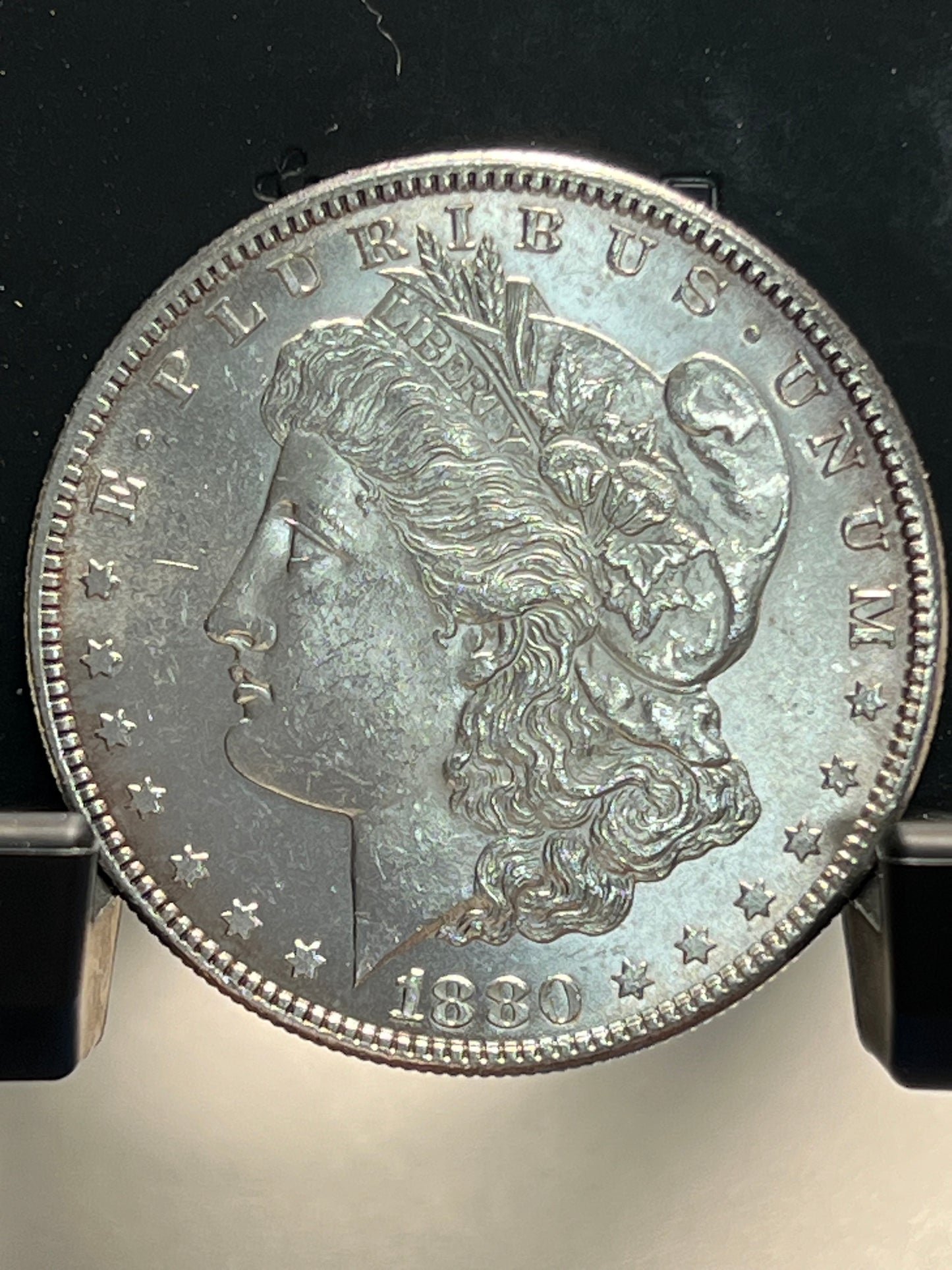 1880-S Morgan Silver Dollar Gem Brilliant Uncirculated Deep Mirror Proof-Like Mint State Cartwheel Luster