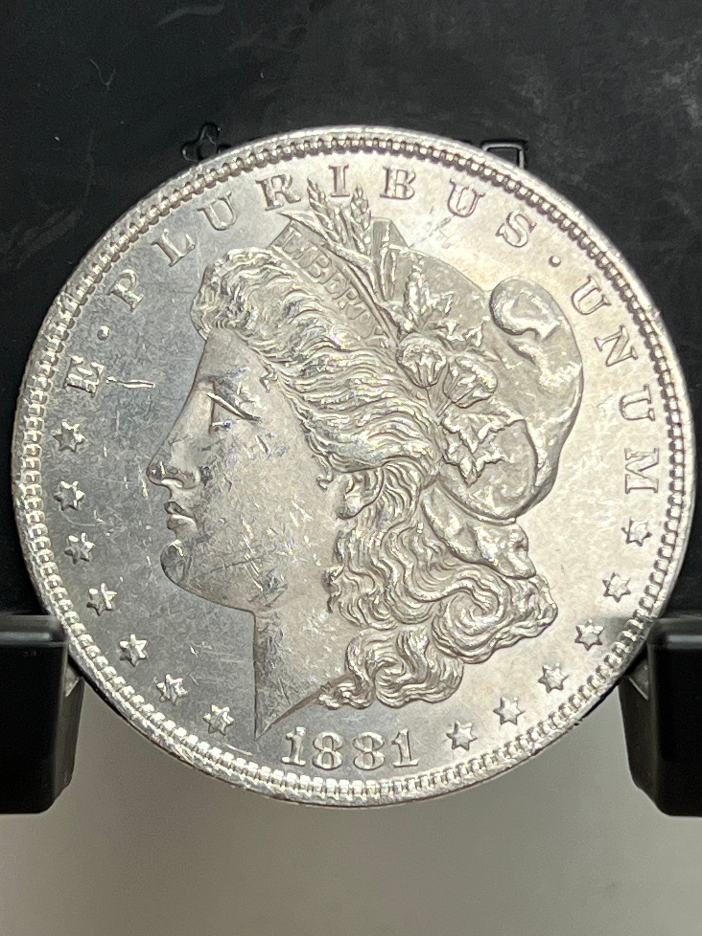 1881-P Morgan Silver Dollar Gem Brilliant Uncirculated Deep Mirror Proof-Like Mint State Cartwheel Luster